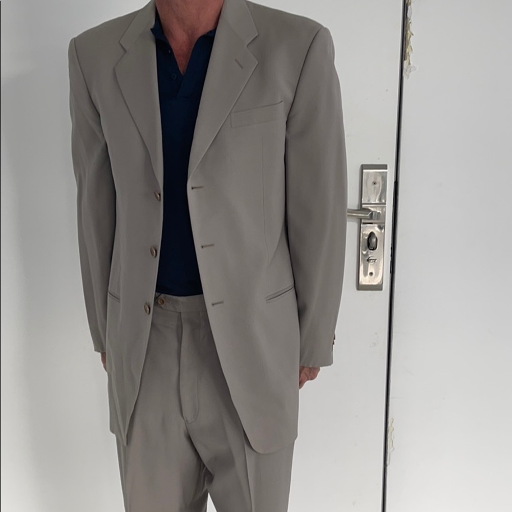 Armani Collezioni Tan Suit